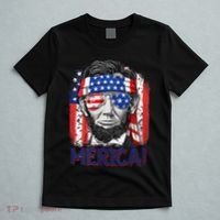 Abraham Lincoln 4th Of July Merica American Flag T-Shirt thumb 5