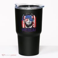 Abraham Lincoln 4th Of July Merica American Flag Tumbler thumb 0