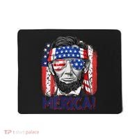 Abraham Lincoln 4th Of July Merica American Flag Mousepad thumb 0