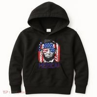 Abraham Lincoln 4th Of July Merica American Flag Kids Hoodie thumb 0