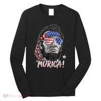 Abraham Lincoln 4th Of July Murica American Flag Long Sleeve Shirt thumb 0