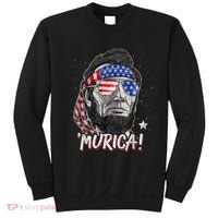 Abraham Lincoln 4th Of July Murica American Flag Sweatshirt thumb 0