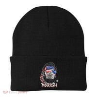 Abraham Lincoln 4th Of July Murica American Flag Beanie thumb 0