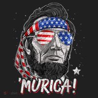 Abraham Lincoln 4th Of July Murica American Flag Beanie thumb 2