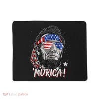 Abraham Lincoln 4th Of July Murica American Flag Mousepad thumb 0
