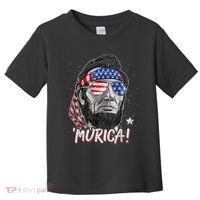 Abraham Lincoln 4th Of July Murica American Flag Toddler T-Shirt thumb 0