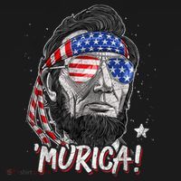 Abraham Lincoln 4th Of July Murica American Flag Women's T-Shirt thumb 6