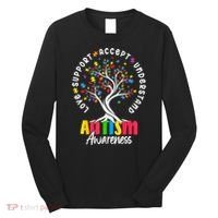 Autism Love Accept Support understand Autistic Autism Awareness Long Sleeve Shirt thumb 0