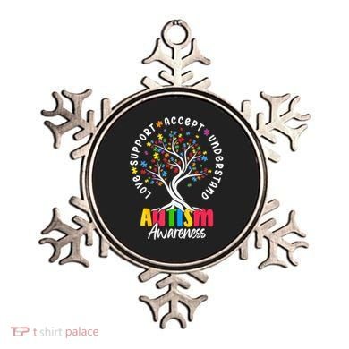 Autism Love Accept Support understand Autistic Autism Awareness Ornament