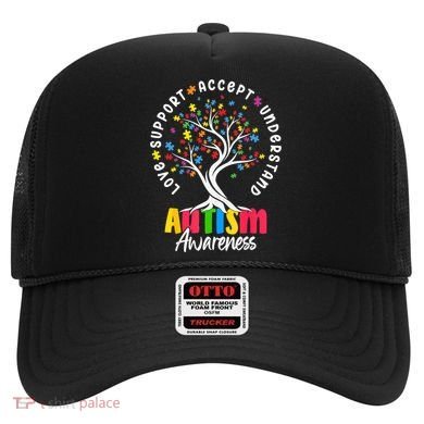 Autism Love Accept Support understand Autistic Autism Awareness Hat
