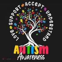Autism Love Accept Support understand Autistic Autism Awareness Kids Sweatshirt thumb 2