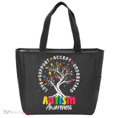 Autism Love Accept Support understand Autistic Autism Awareness Bag