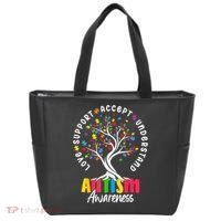 Autism Love Accept Support understand Autistic Autism Awareness Tote Bag thumb 0