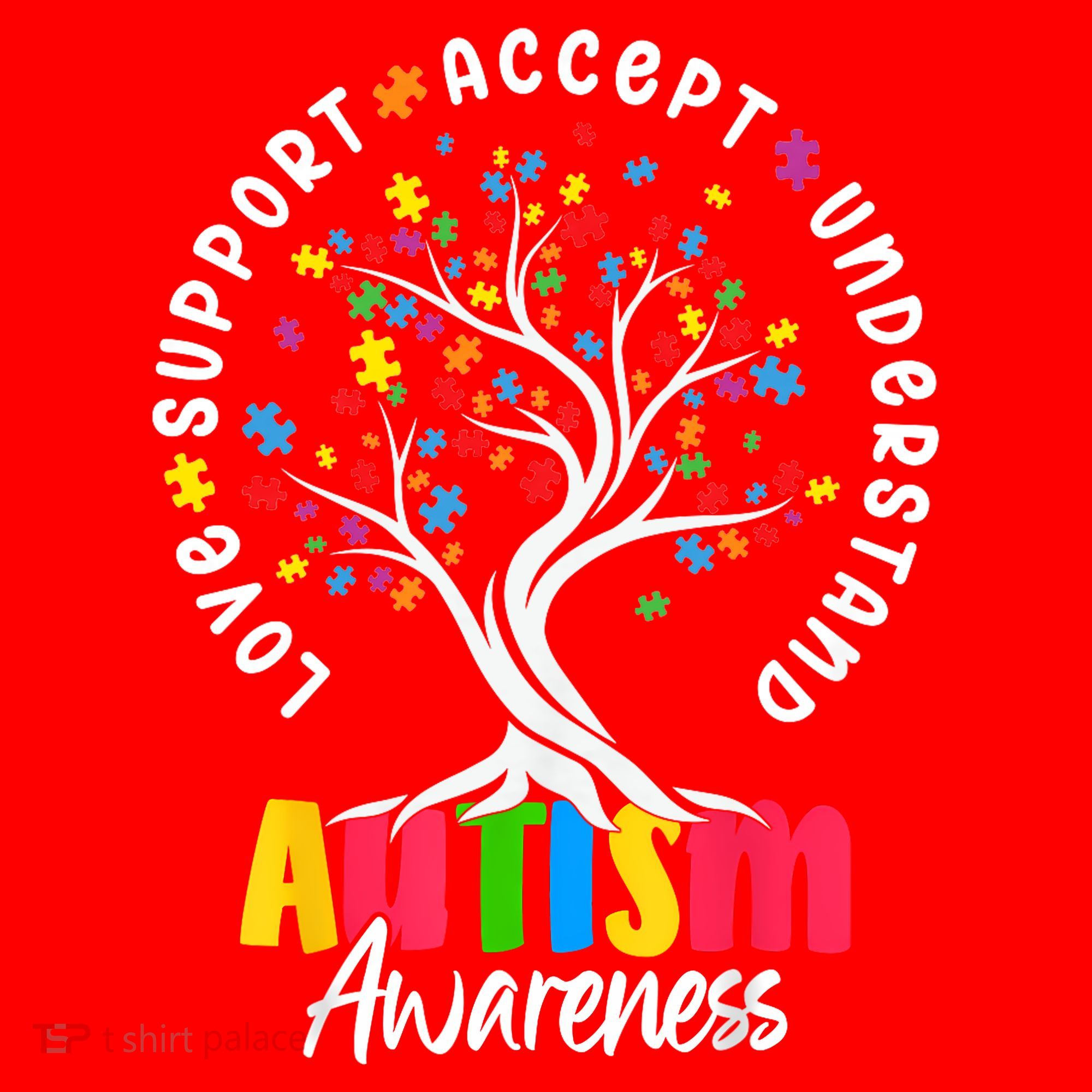Autism Love Accept Support understand Autistic Autism Awareness Santa Hat