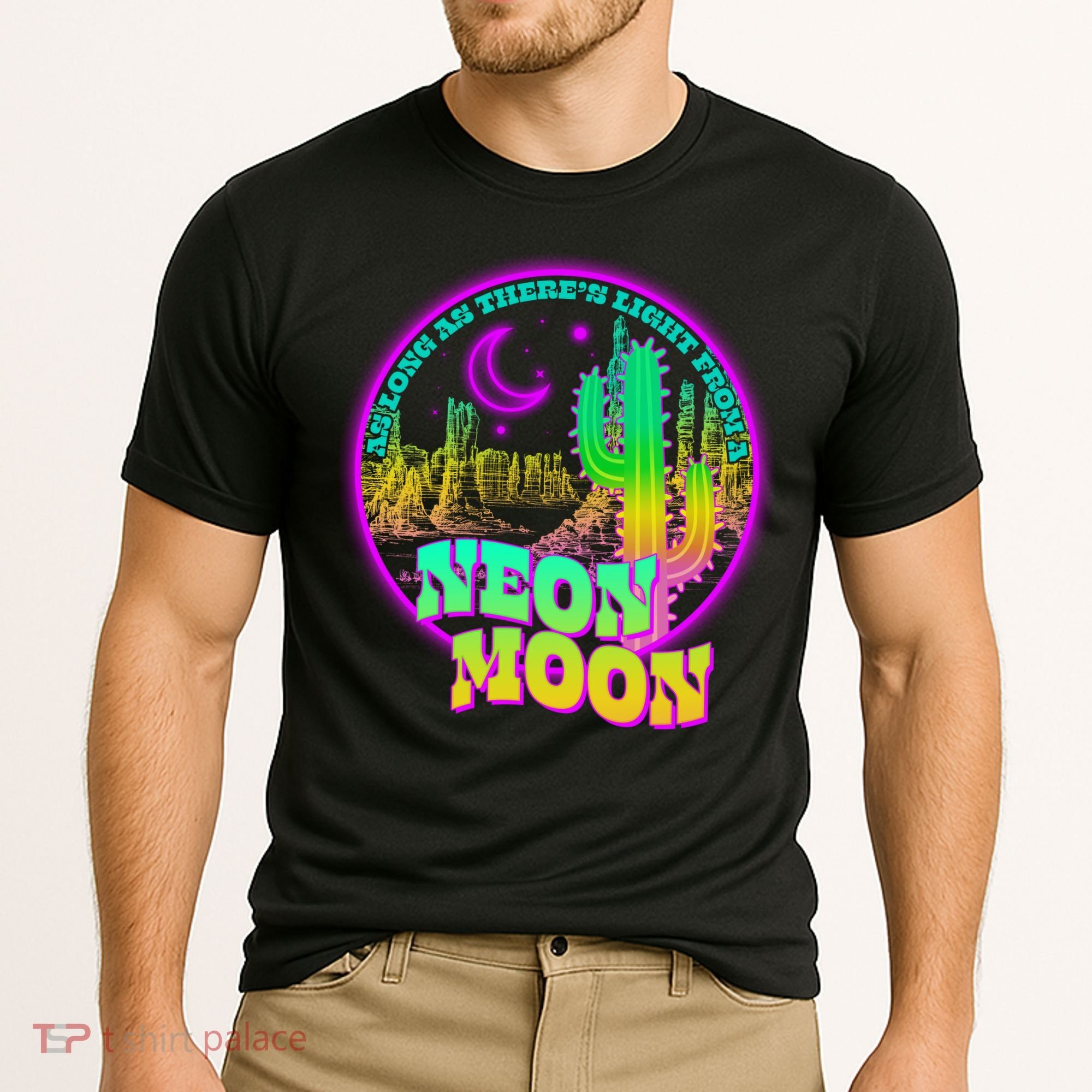 As Long As There's Light From A Neon Moon Cooling Performance Crew T-Shirt