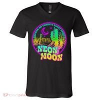 As Long As There's Light From A Neon Moon V-Neck T-Shirt thumb 0