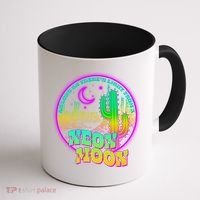 As Long As There's Light From A Neon Moon Coffee Mug thumb 1
