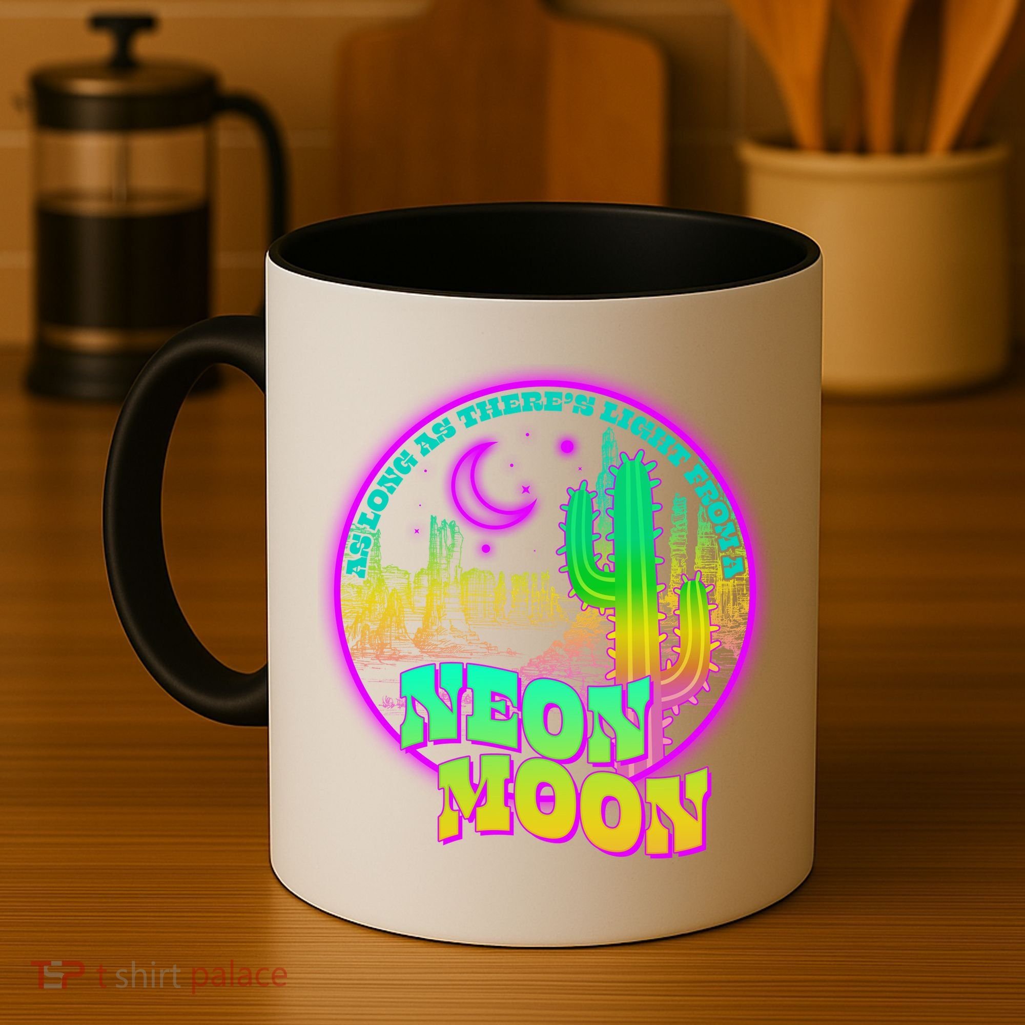 As Long As There's Light From A Neon Moon Coffee Mug