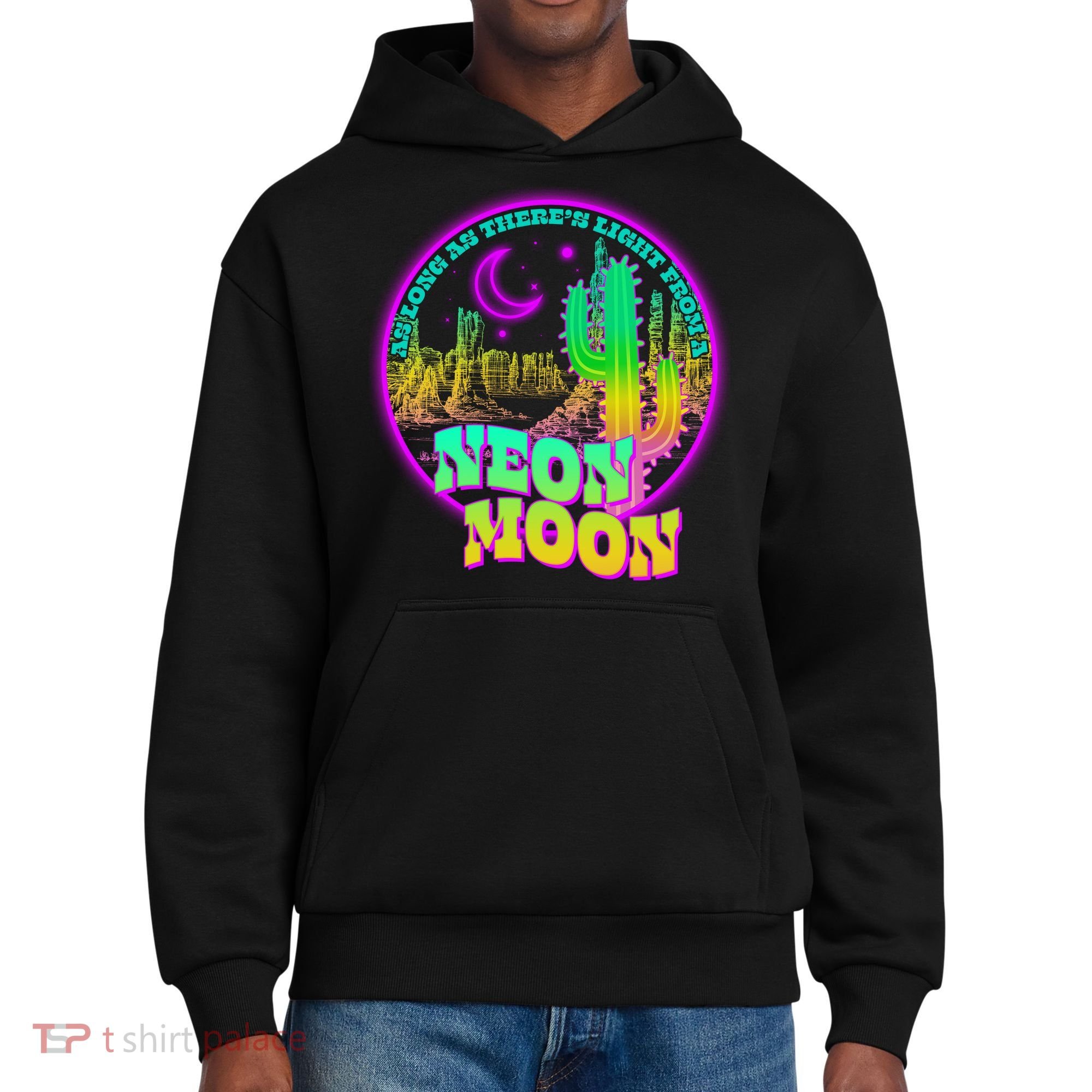 As Long As There's Light From A Neon Moon District V.I.T. Heavyweight Hoodie