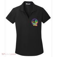 As Long As There's Light From A Neon Moon Women's Dry Zone Grid Polo thumb 0