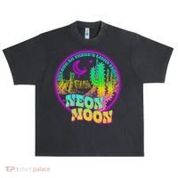 As Long As There's Light From A Neon Moon Urban Oversized Heavyweight T-Shirt thumb 0