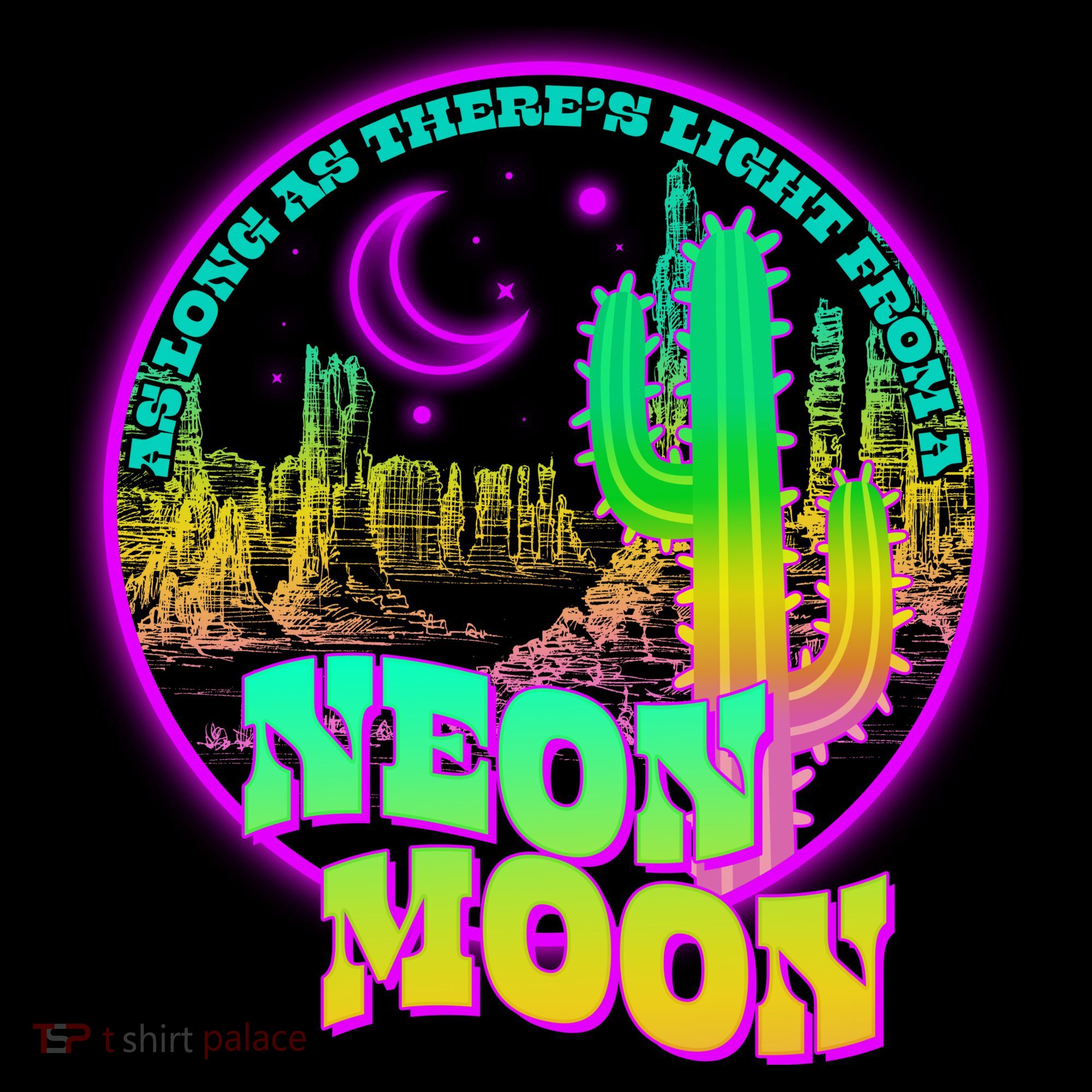 As Long As There's Light From A Neon Moon Ornament
