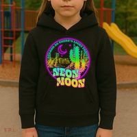 As Long As There's Light From A Neon Moon Kids Hoodie thumb 3