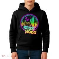 As Long As There's Light From A Neon Moon Kids Hoodie thumb 4