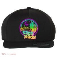 As Long As There's Light From A Neon Moon Wool Snapback Cap thumb 0