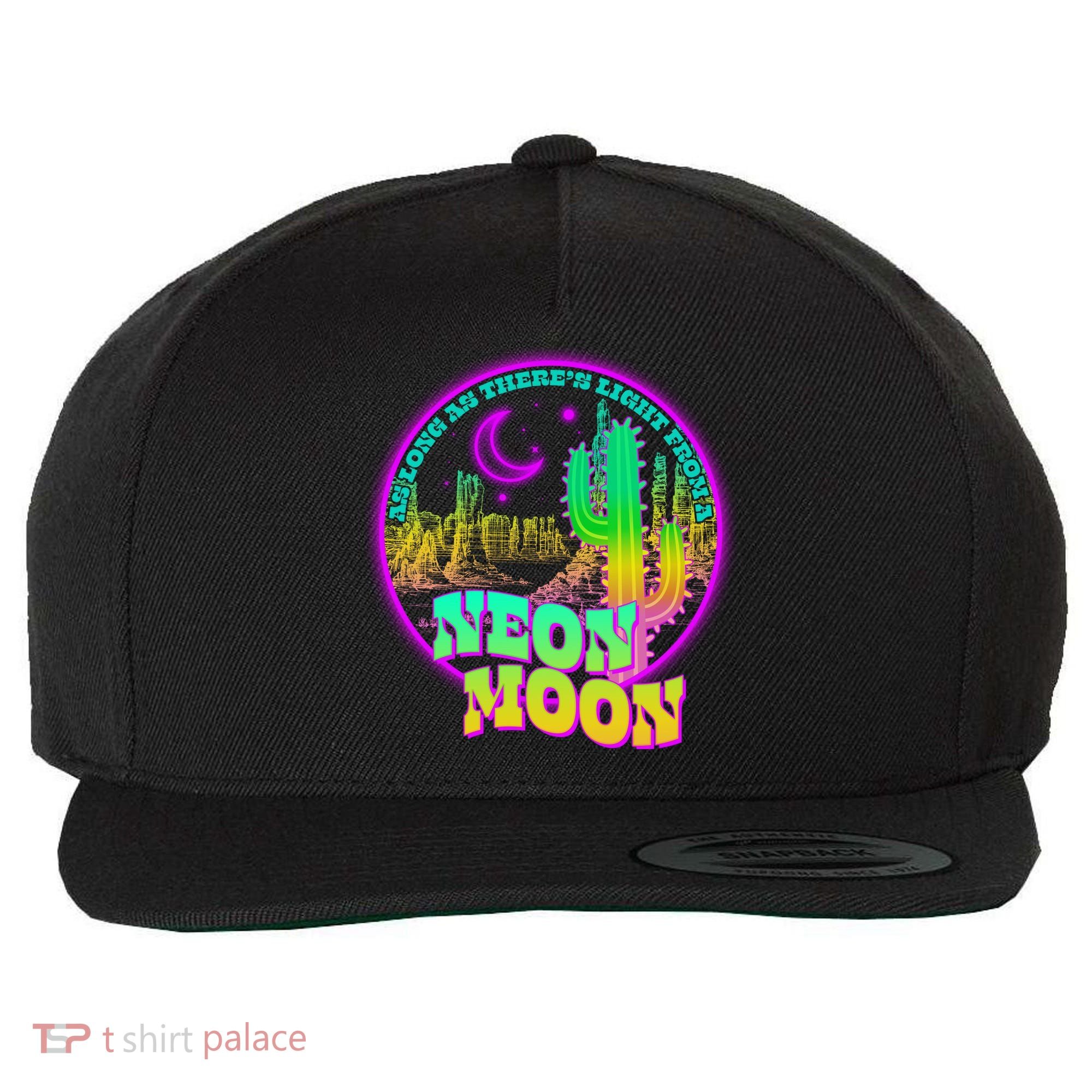 As Long As There's Light From A Neon Moon Wool Snapback Cap