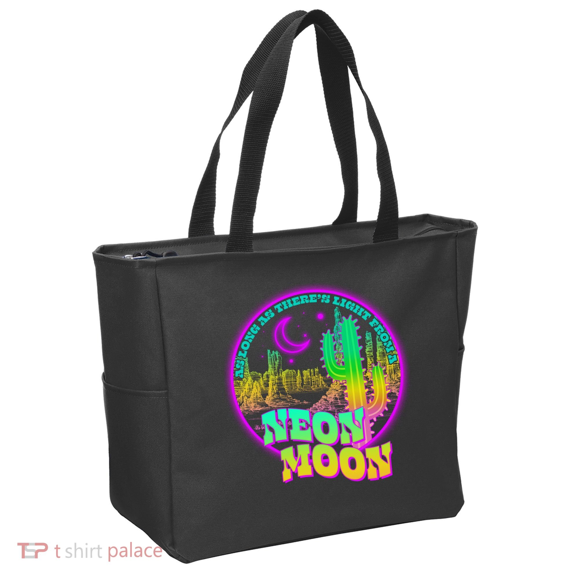 As Long As There's Light From A Neon Moon Tote Bag