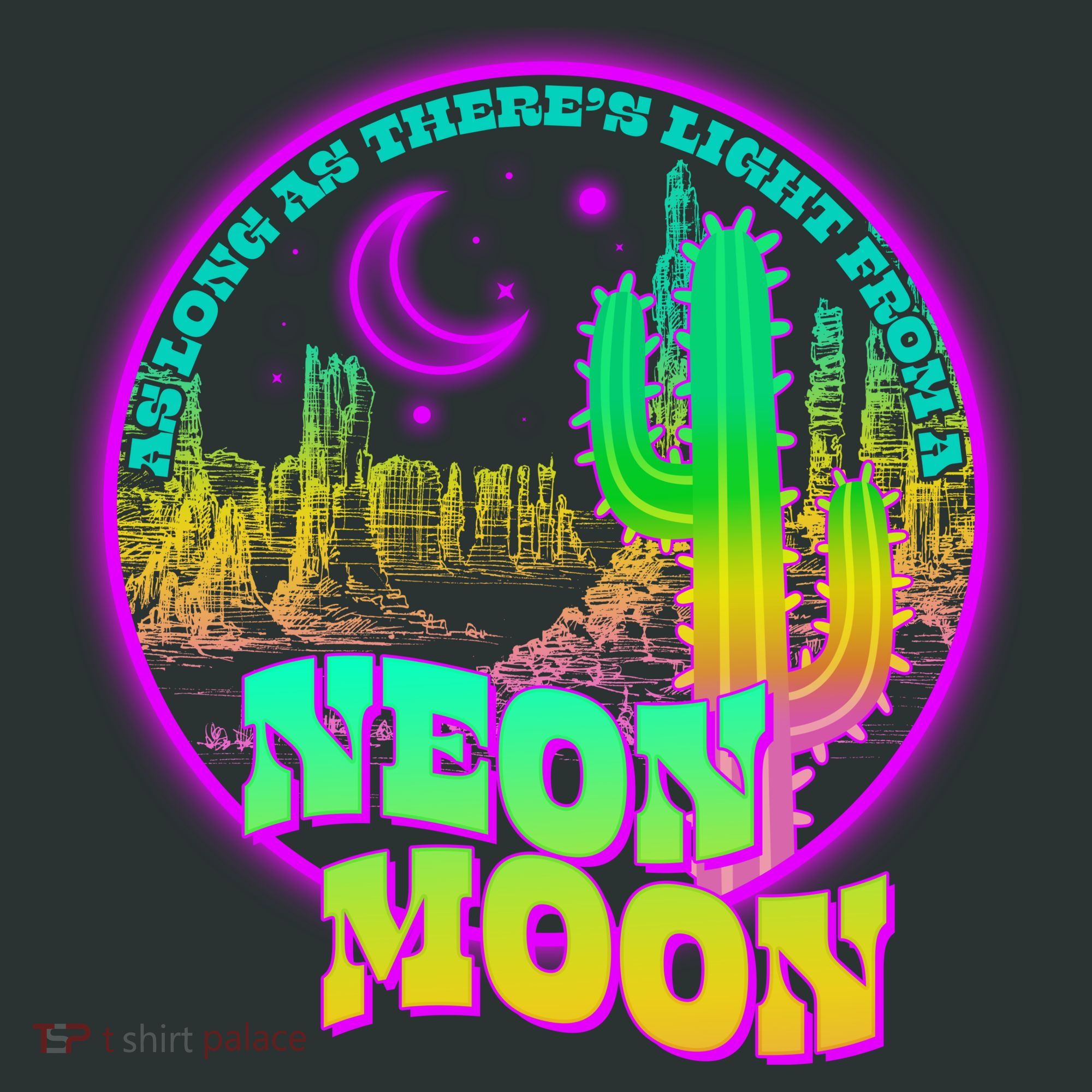 As Long As There's Light From A Neon Moon Infant Baby Jersey Bodysuit