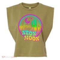 As Long As There's Light From A Neon Moon Garment-Dyed Women's Muscle Tee thumb 0