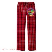 As Long As There's Light From A Neon Moon Men's Flannel Plaid Pajama Pants thumb 0