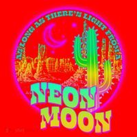 As Long As There's Light From A Neon Moon Santa Hat thumb 1