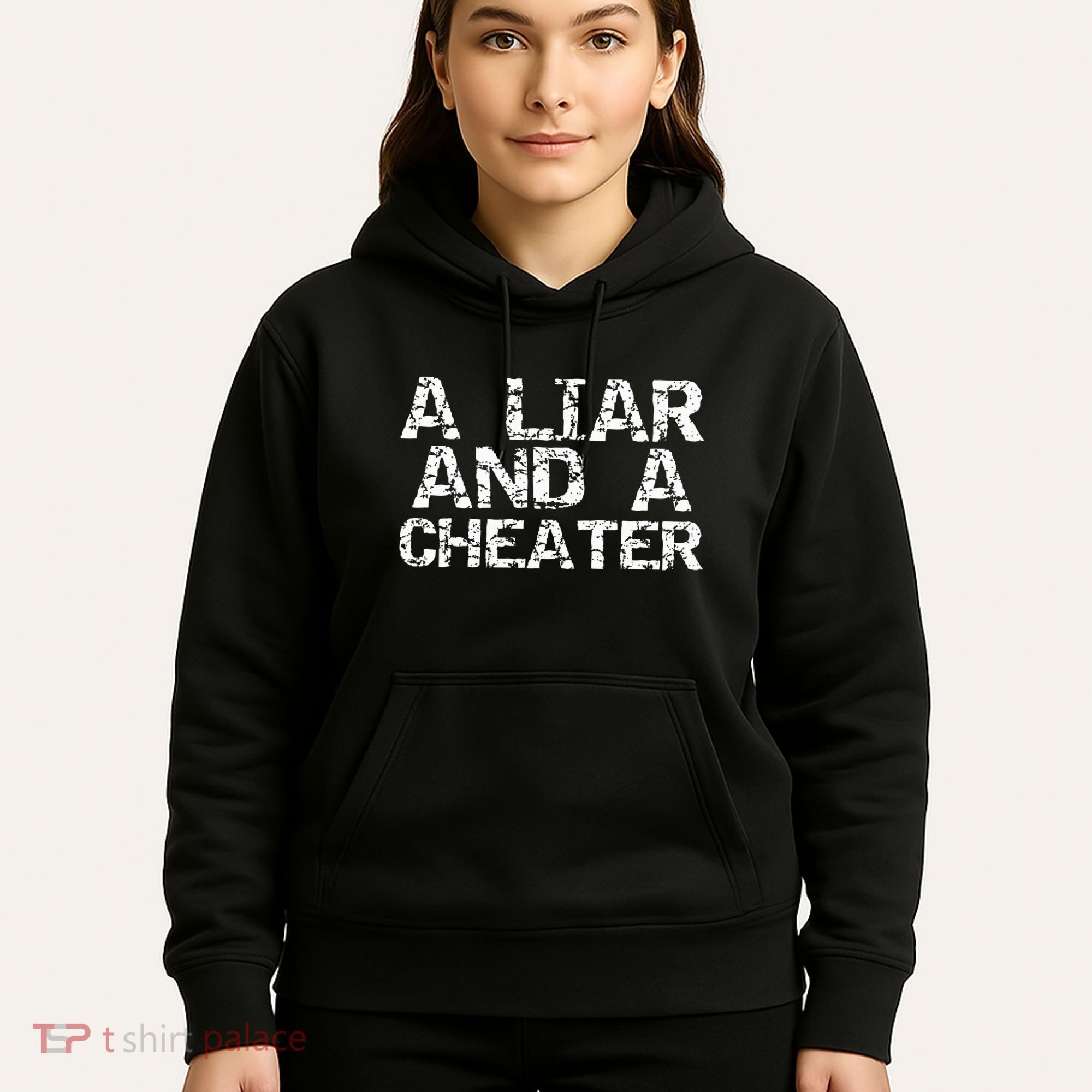 A Liar & A Cheater Caught Cheating Gift Sarcastic Breakup Hoodie
