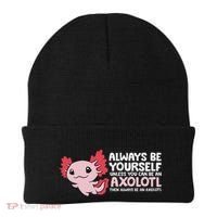 Axolotl Lover Axolotl Owner Always Be An Axolotl Beanie thumb 0