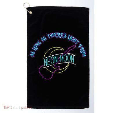 As Long As There's Light From Neon Moon Golf Towel