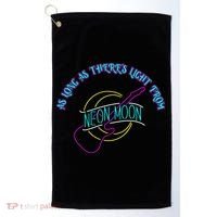 As Long As There's Light From Neon Moon Golf Towel thumb 0