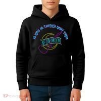 As Long As There's Light From Neon Moon Kids Hoodie thumb 4