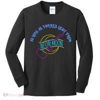 As Long As There's Light From Neon Moon Kids Long Sleeve Shirt thumb 0
