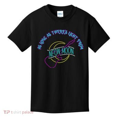 As Long As There's Light From Neon Moon Kids T-Shirt