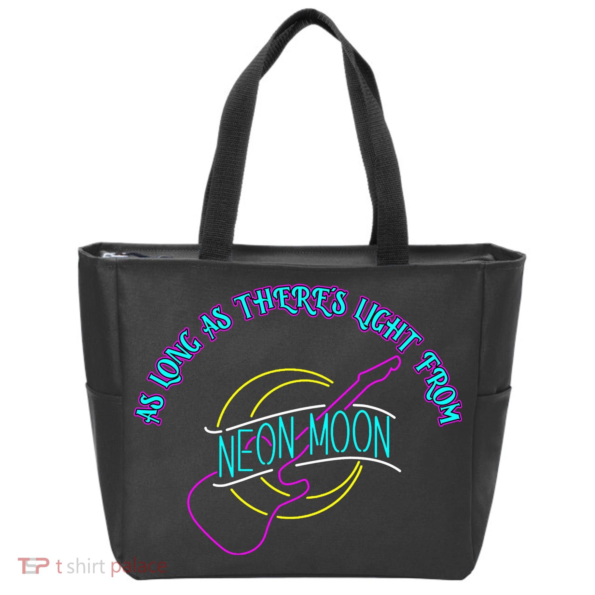 As Long As There's Light From Neon Moon Tote Bag