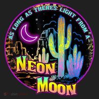 As Long As Theres Light From A Neon Moon Country Women's Sweatshirt thumb 2