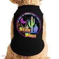 As Long As Theres Light From A Neon Moon Country Doggie Tank thumb 0