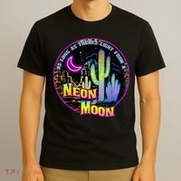 As Long As Theres Light From A Neon Moon Country T-Shirt thumb 3