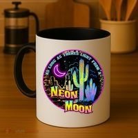 As Long As Theres Light From A Neon Moon Country Coffee Mug thumb 4