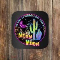 As Long As Theres Light From A Neon Moon Country Coaster thumb 0