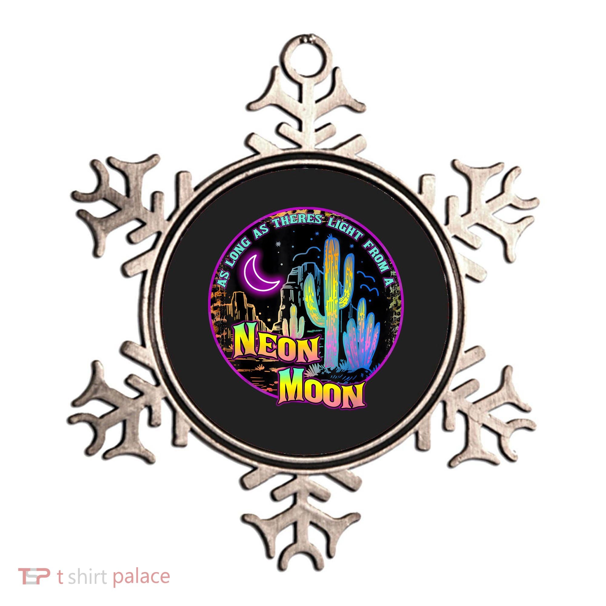 As Long As Theres Light From A Neon Moon Country Ornament
