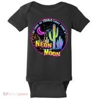 As Long As Theres Light From A Neon Moon Country Baby Bodysuit thumb 0